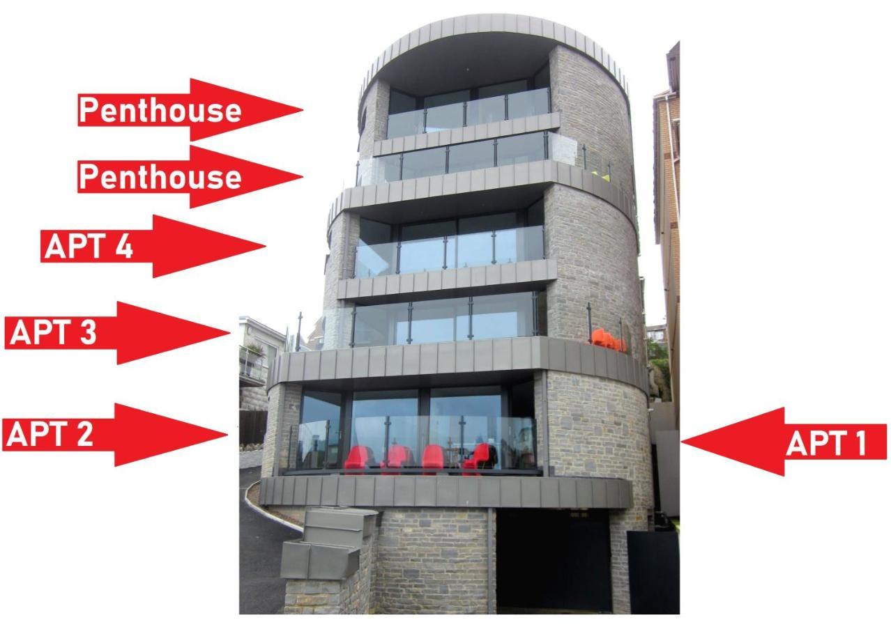 2 The View Apartments Ilfracombe - Seafront, Parking, Lift, Ev Ngoại thất bức ảnh